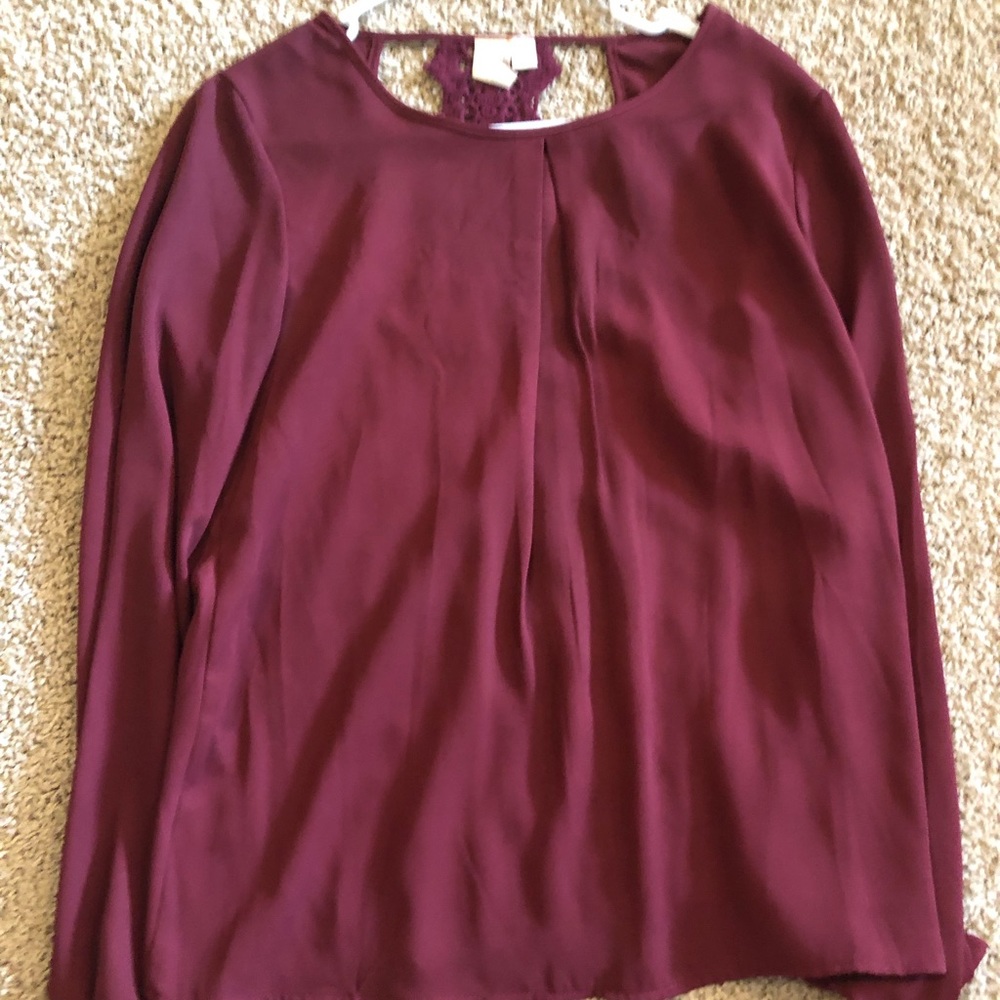Long sleeve blouse